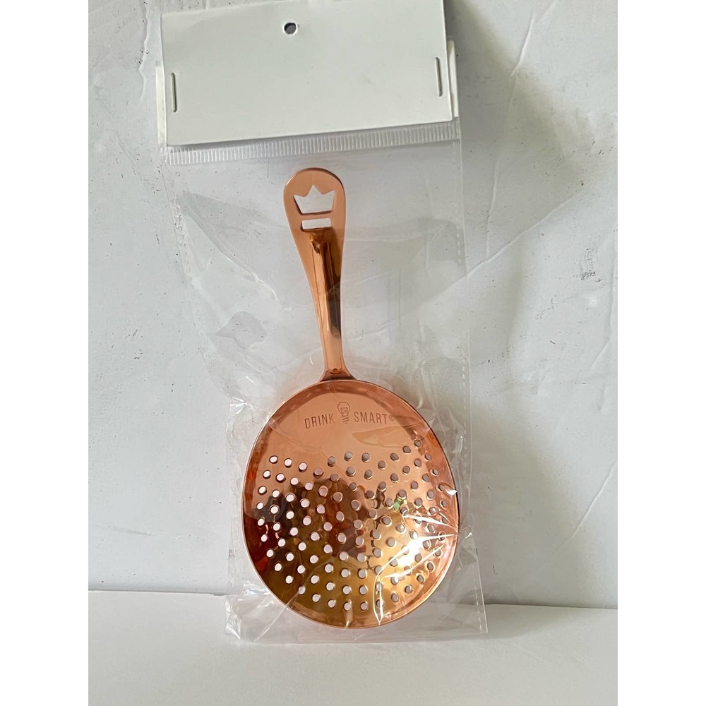 Drink Smart Copper Bar Strainer